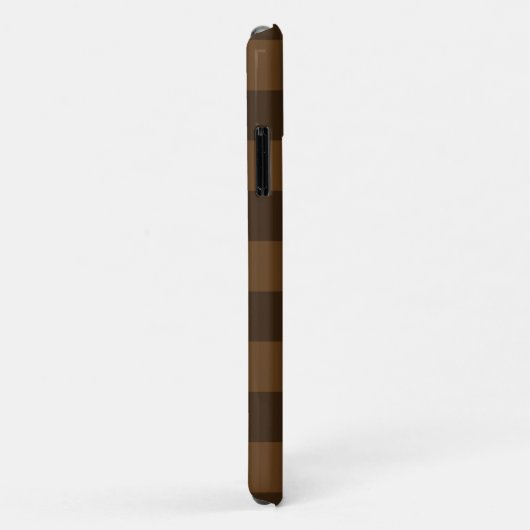 Bruin dambord Case-Mate iPhone case (Achterkant/rechts)