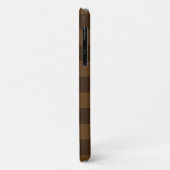 Bruin dambord Case-Mate iPhone case (Achterkant/links)