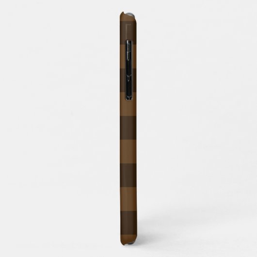 Bruin dambord Case-Mate iPhone case (Achterkant/links)