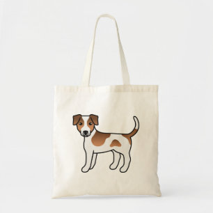 Bruin Deens-Zweeds Farmdog Cute Cartoon Dog Tote Bag