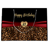  bruin design large cadeautasje (Voorkant)