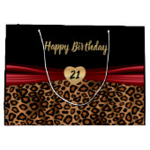  bruin design large cadeautasje (Achterkant)