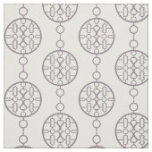 Bruin design stof (Swatch)