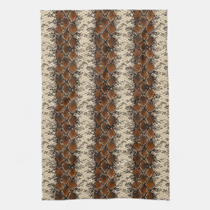 Bruin Diamonds Snake Skin Pattern Theedoek
