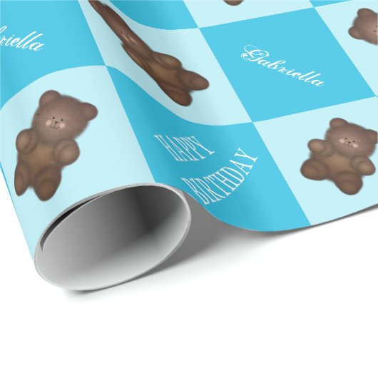 Bruin draag Verpakkend Document Cadeaupapier (Rol Hoek)