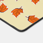 Bruin droog bladpatroon bureaumat (Hoek)