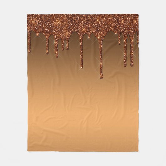 Bruin droogmiddel fleece deken (Voorkant)