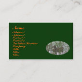 Bruin Duck Animal Visitekaartje (Voorkant)