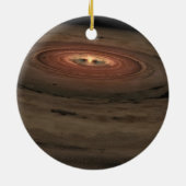 Bruin Dwarf in de ruimte NASA Keramisch Ornament (Achterkant)