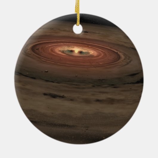 Bruin Dwarf in de ruimte NASA Keramisch Ornament (Achterkant)