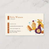 Bruin Eco Schoonmaak Diensten Maid House Schoonmaa Visitekaartje (Voorkant)