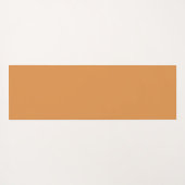 Bruin eenvoudige scriptnaam effen yogamat (Achterkant (horizontaal))