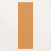 Bruin eenvoudige scriptnaam effen yogamat (Achterkant)