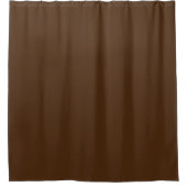 Bruin : Effen uniforme kleur Douchegordijn (Voorkant)