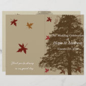 Bruin-eiken-boombindprogramma (Voorkant / Achterkant)