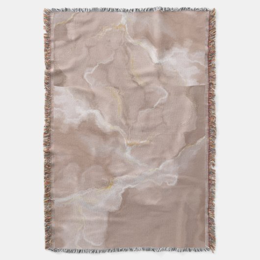 Bruin Elegant Gift Sierkussen – Gezellig Decoratie Deken (Voorkant Verticaal)