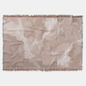 Bruin Elegant Gift Sierkussen – Gezellig Decoratie Deken (Voorkant)