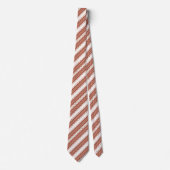 bruin elegant modern stropdas (Voorkant)