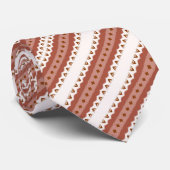 bruin elegant modern stropdas (Opgerold)