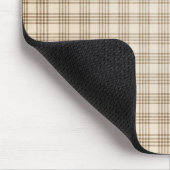 Bruin en beige spelden muismat (Hoek)