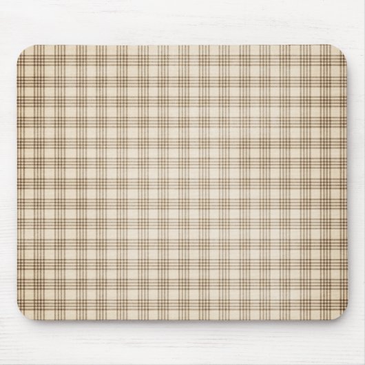 Bruin en beige spelden muismat (Voorkant)