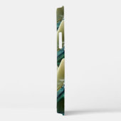 Bruin en blauw behang Case-Mate iPhone case (Achterkant / Rechts)