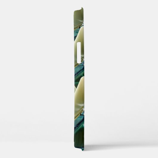 Bruin en blauw behang Case-Mate iPhone case (Achterkant / Rechts)