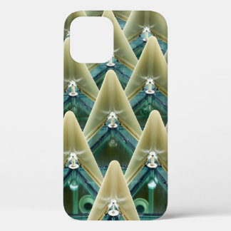 Bruin en blauw behang Case-Mate iPhone case