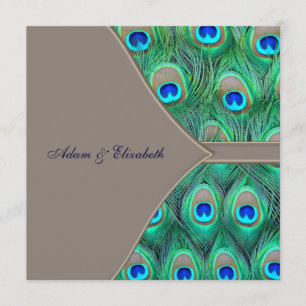 Bruin en blauw huwelijk kaart