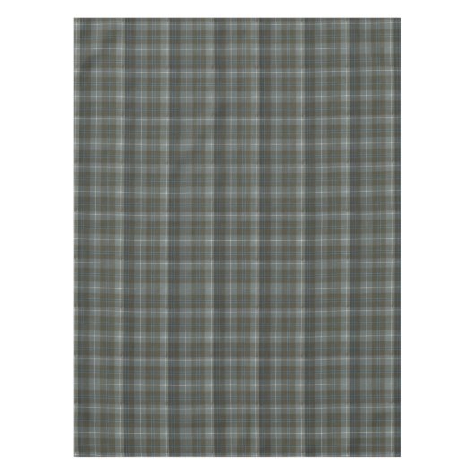 Bruin en Blauw Schots plan Pset Tartan Tafelkleed (Voorkant)