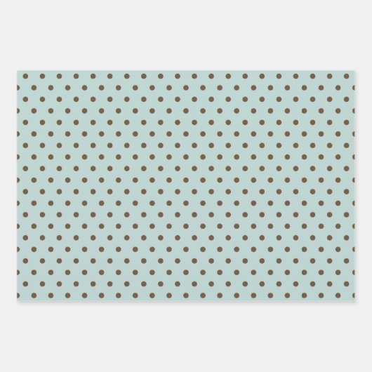 Bruin en Blauwgroen gnome | Kerstfeestdag Inpakpapier Vel (Voorkant 2)