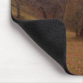 Bruin en blond paard in een veld muismat (Hoek)