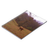 Bruin en blond paard in een veld notitieboek (Linkerzijde)