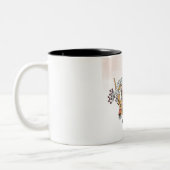 Bruin en Crème Esthetische Koffie Mok (Links)