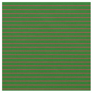 Bruin- en donkergroen lijnpatroon stof