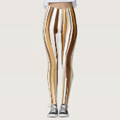 Bruin en geel leggings (Voorkant)