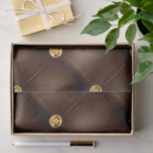 Bruin en Goud Getuft Tissuepapier (Geschenk)