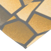 Bruin en Goud Mozaïek Tafelkleed (Gekanteld)