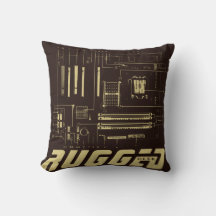 bruin en goud RUGGED GEEK Motherboard Tech