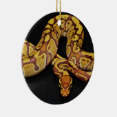 Bruin en goudbal Python Keramisch Ornament (Rechts)