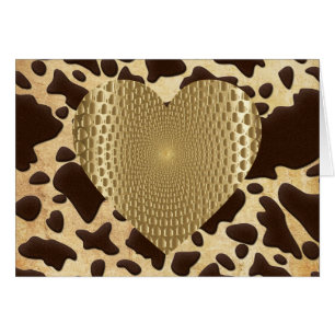 Bruin en goudkleurig afdrukken Golden prismatische