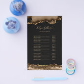 bruin - en goudmakerij - prijslijst flyer (Enkel)