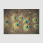 Bruin- en goudpacock tissuepapier (Voorkant)