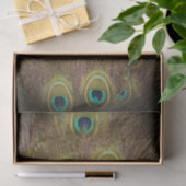 Bruin- en goudpacock tissuepapier (Geschenk)