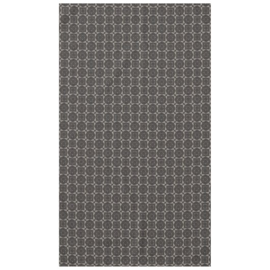 Bruin en grijs vervormd patroon tafelkleed (Voorkant)