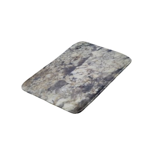 Bruin en grijze marmer badmat (Gekanteld)