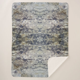 Bruin en grijze marmer Sherpa Blanket Sherpa Deken