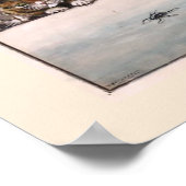 Bruin- en grijze tablet Kittens Poster (Hoek)