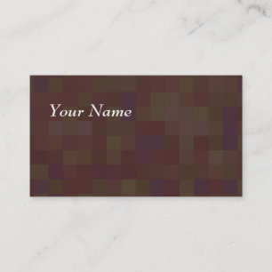 Bruin en groen Abstract patroon. Visitekaartje