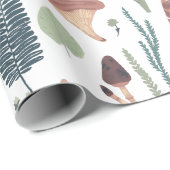 Bruin en groen bos cadeaupapier (Rol Hoek)